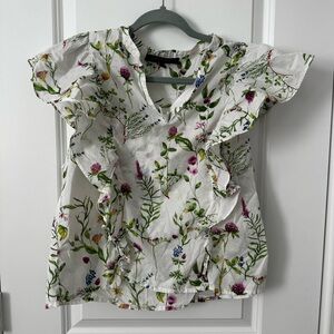 Marc New York Floral Print Blouse